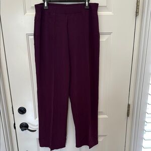 Susan graver Elegant Purple Women's Pants
